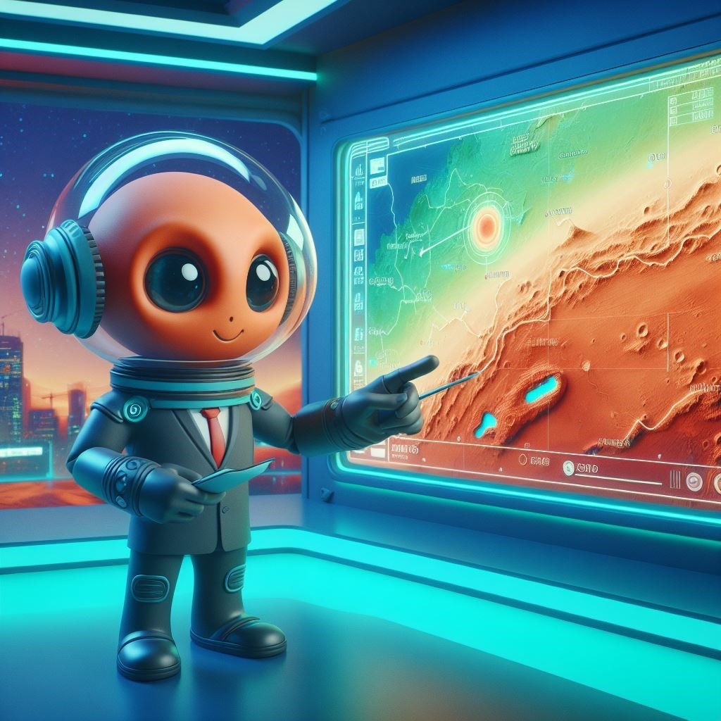 Martian weather person